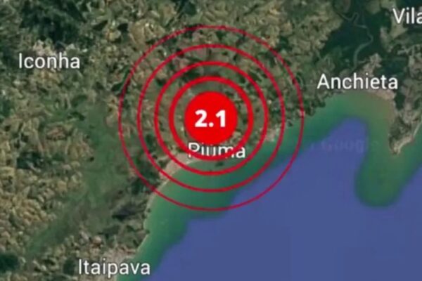 Rede Sismográfica Brasileira registra tremor de magnitude 2,1 em Piúma