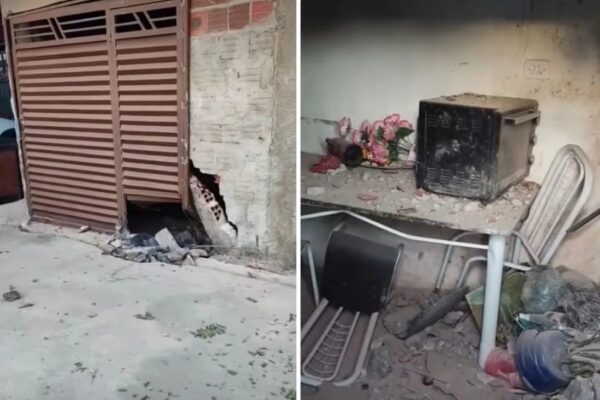 Detonação em Uiraúna danifica 45 imóveis no Ramal do Apodi