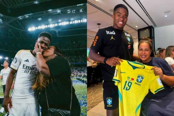 Nadine Gonçalves e Maria Diva acompanham filhos na Copa