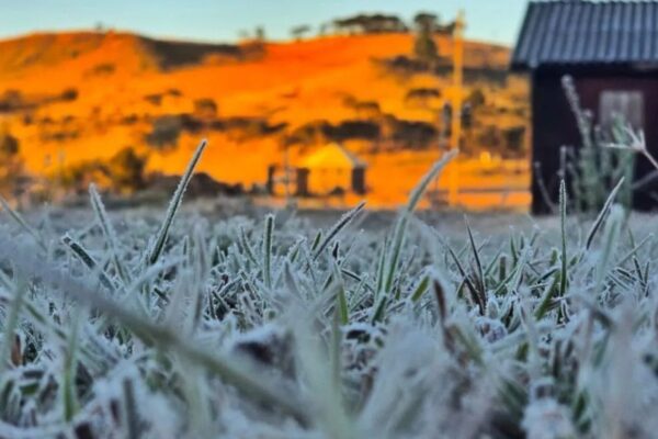 Massa polar derruba termômetros em Urupema nesta quarta
