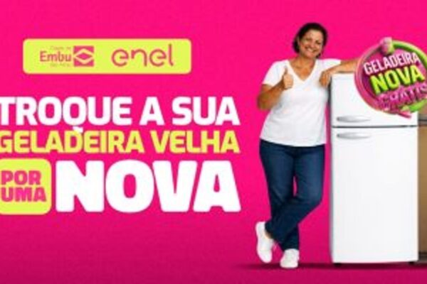 Moradores de Embu das Artes trocam geladeiras e lâmpadas