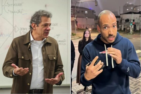 Gabriel Piauhy causa tumulto em homenagem a Fernando Haddad