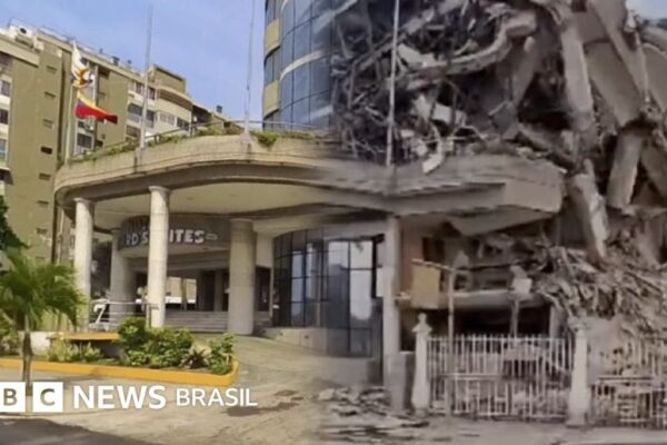 Satélites revelam destruição sísmica em La Guaira