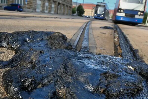 Calor extremo paralisa bondes na cidade de Leipzig