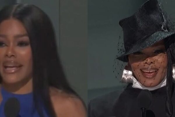 Janet Jackson entrega prêmio a Teyana Taylor no BET