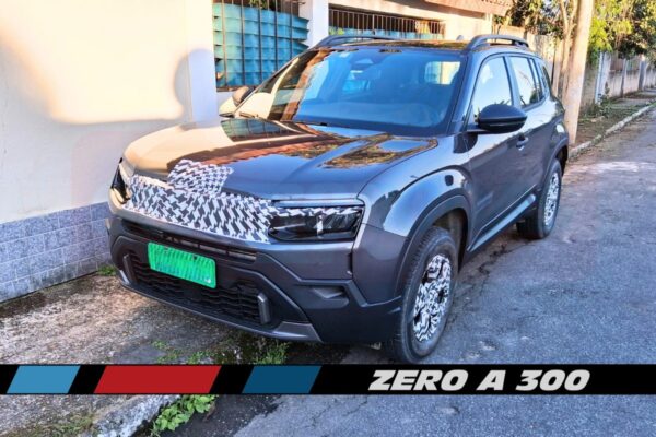 Jeep Avenger circula em Resende com pouca camuflagem