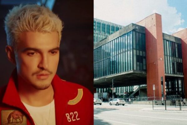 Jão filma novo videoclipe no MASP em São Paulo