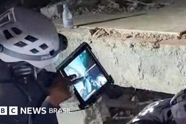 Equipes resgatam Klieber Morán após terremotos na Venezuela
