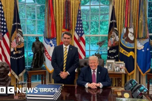 Lula e Flávio Bolsonaro exploram tensões com Donald Trump