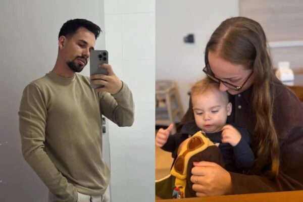 Lucas Borbas inclui filho em casamento com Diulia Loregian
