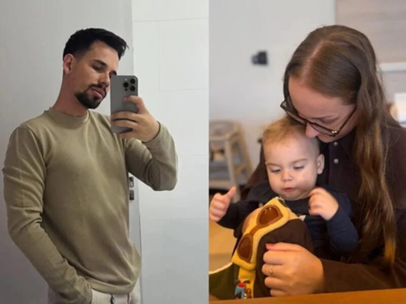 Lucas Borbas inclui filho em casamento com Diulia Loregian