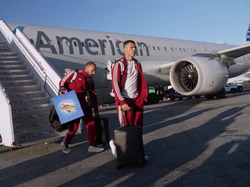 Seleção da Espanha treina em Los Angeles para quartas