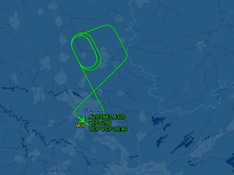 Voo AD2943 da Azul retorna ao Aeroporto de Viracopos