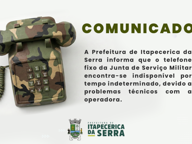 COMUNICADO - Junta Militar